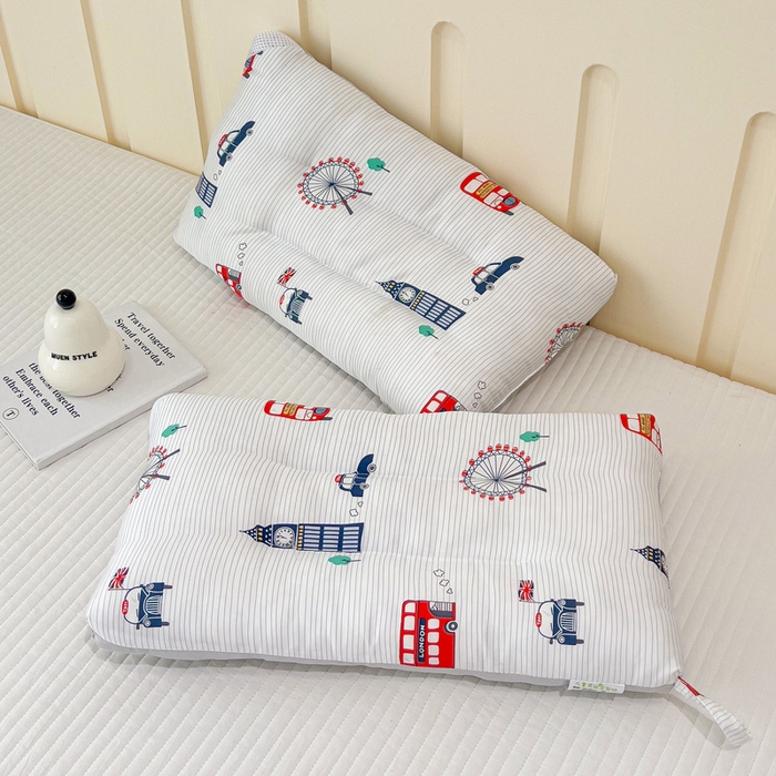 91家纺网 家纺一手货源 找家纺 （总）十九色 2026新款50莱赛尔卡通印花儿童夏被同款枕头枕芯