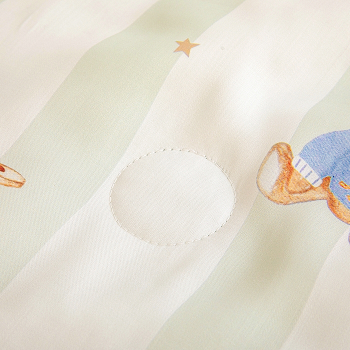 91家纺网 家纺一手货源 找家纺 十九色 2026新款50莱赛尔卡通印花儿童夏被同款枕头枕芯 春日玩伴