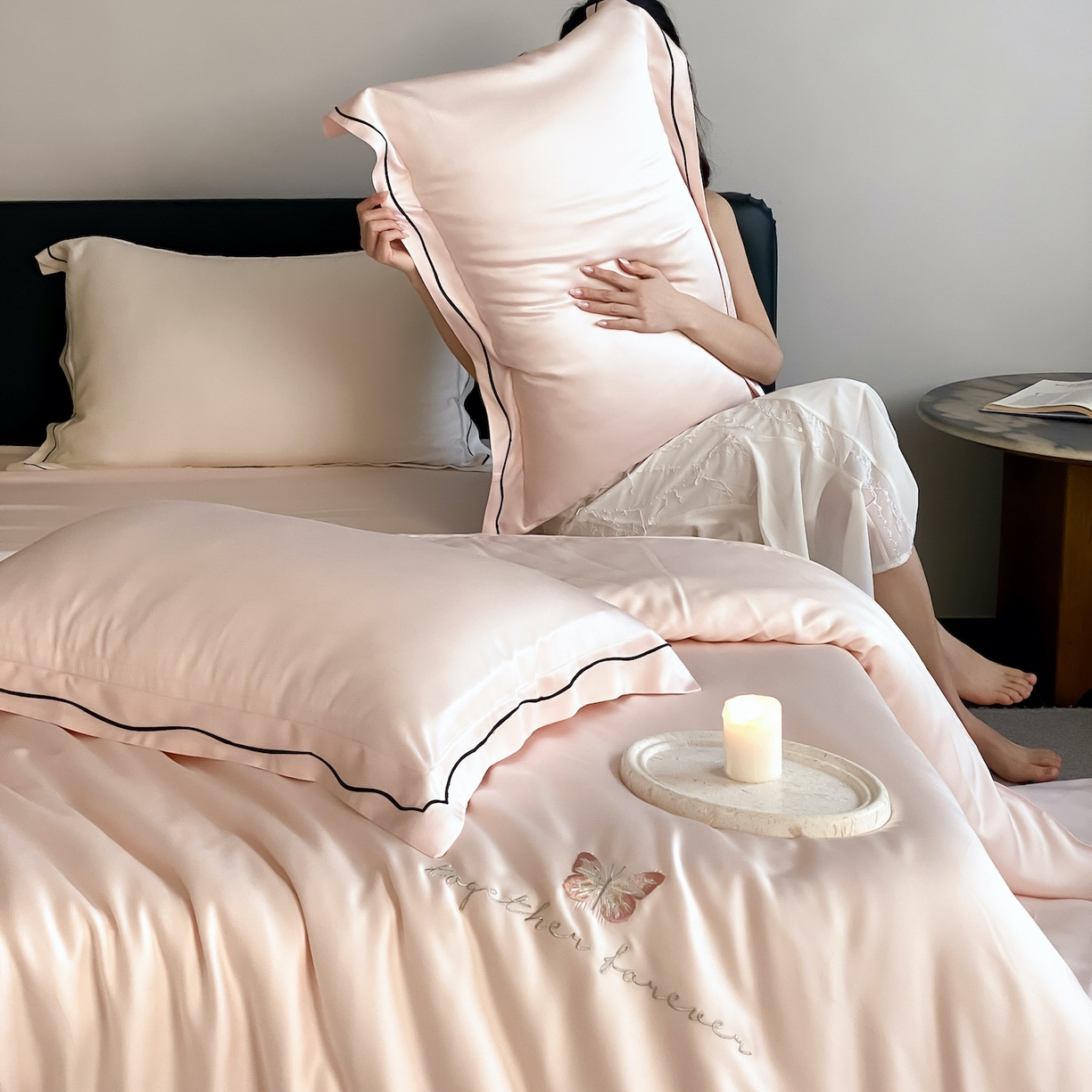 91家纺网 家纺一手货源 找家纺 （总）FORTWO家纺原创设计（FOR TWO家纺） 2026新款兰精天丝绣被套单被套被套单件