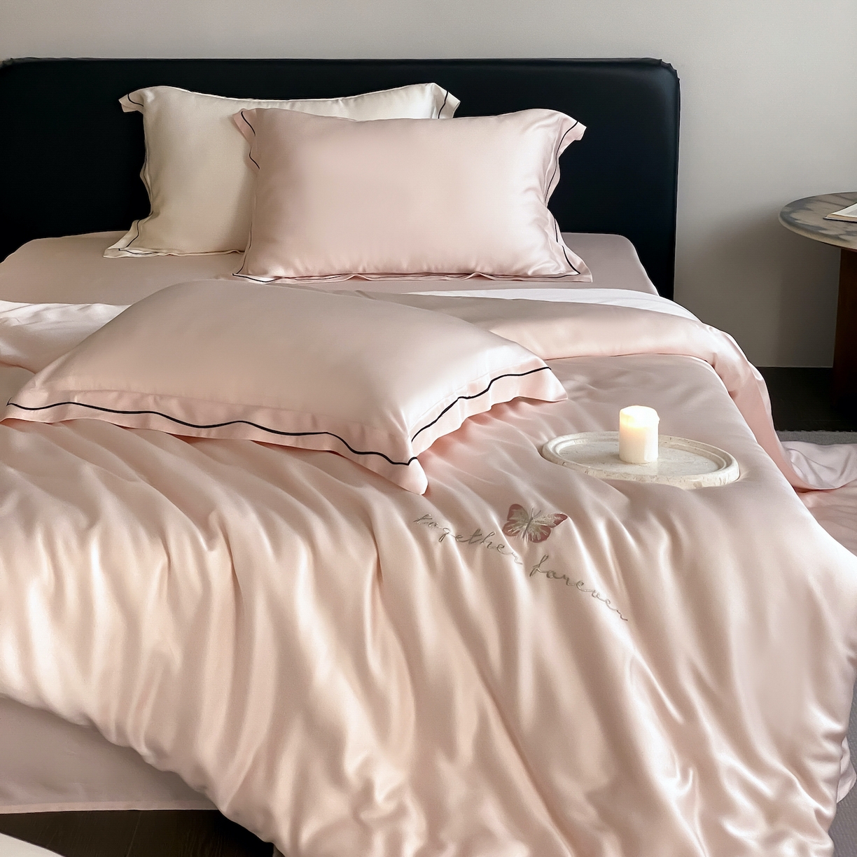 （总）FORTWO家纺原创设计（FOR TWO家纺） 2026新款兰精天丝绣被套单被套被套单件