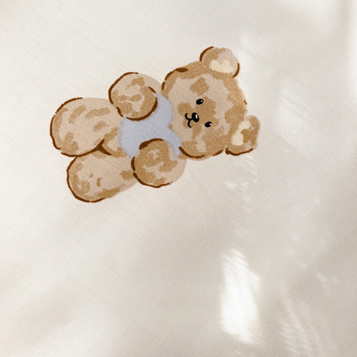 91家纺网 家纺一手货源 找家纺 十九色 2026新款50莱赛尔卡通印花儿童夏被同款枕头枕芯 蓝莓蛋糕