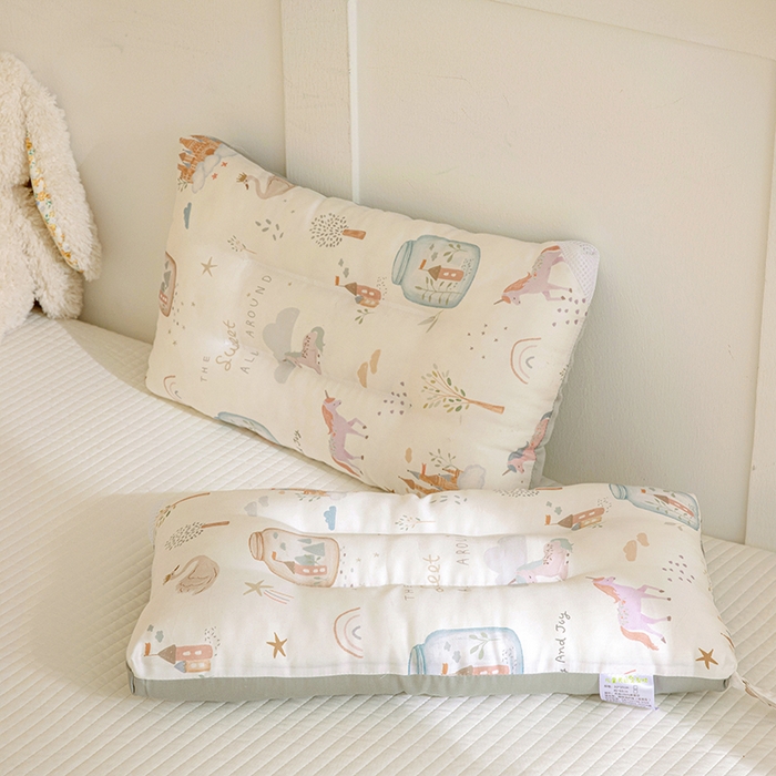 十九色 2026新款50莱赛尔卡通印花儿童夏被同款枕头枕芯 许愿瓶