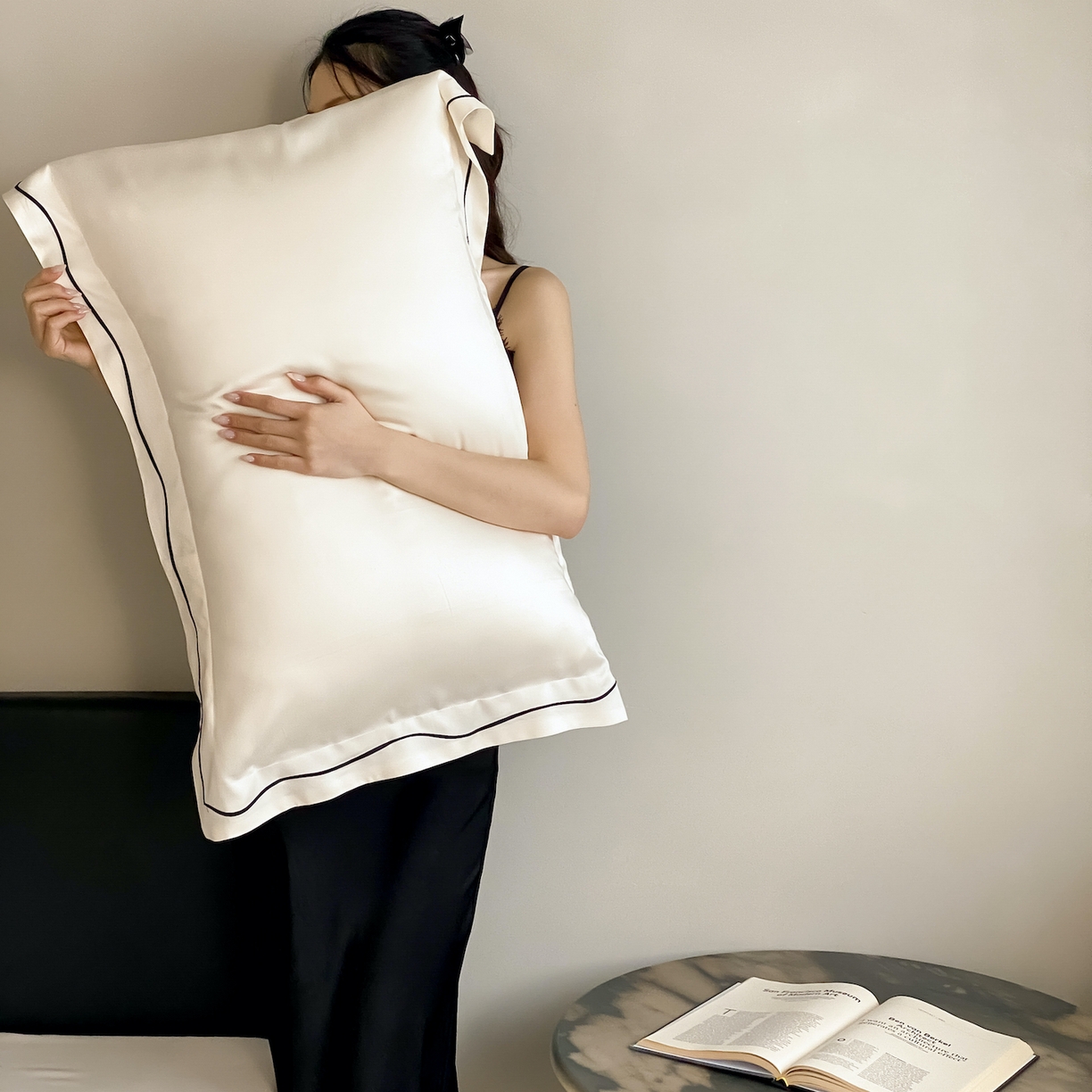 91家纺网 家纺一手货源 找家纺 FORTWO家纺原创设计（FOR TWO家纺） 2026新款兰精天丝绣花床单单床单床单单件 秘境-奶白