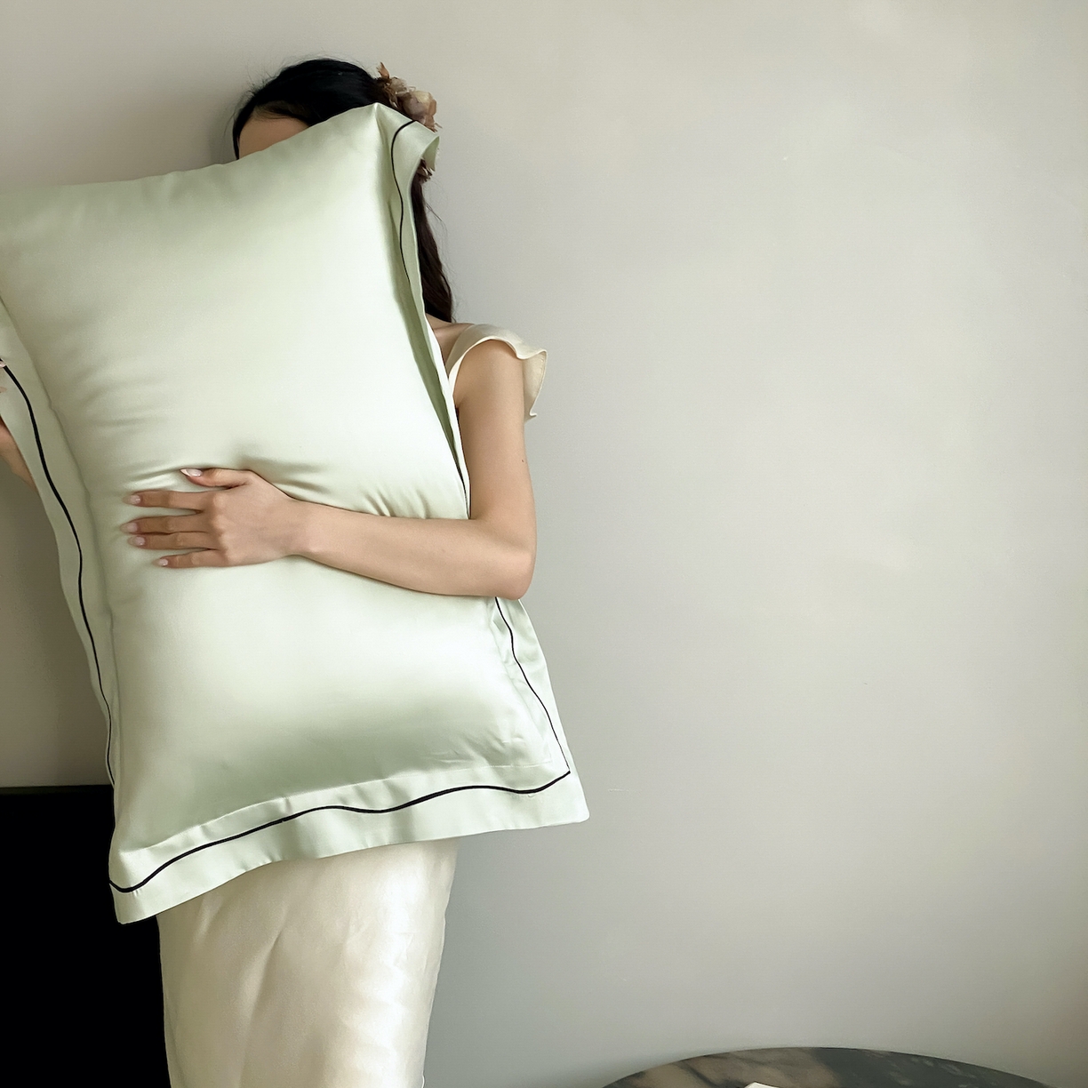 91家纺网 家纺一手货源 找家纺 FORTWO家纺原创设计（FOR TWO家纺） 2026新款兰精天丝绣花床单单床单床单单件 秘境-绿