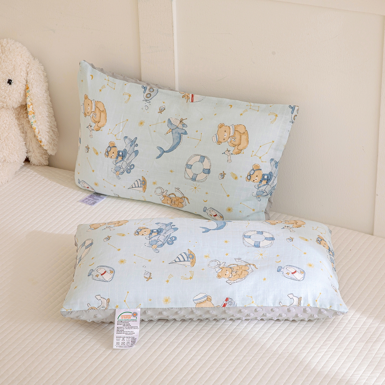 91家纺网 家纺一手货源 找家纺 十九色 2026春夏新款全棉华夫格纱布凉感防踢被拥抱被夏被夏凉被空调被 航海家