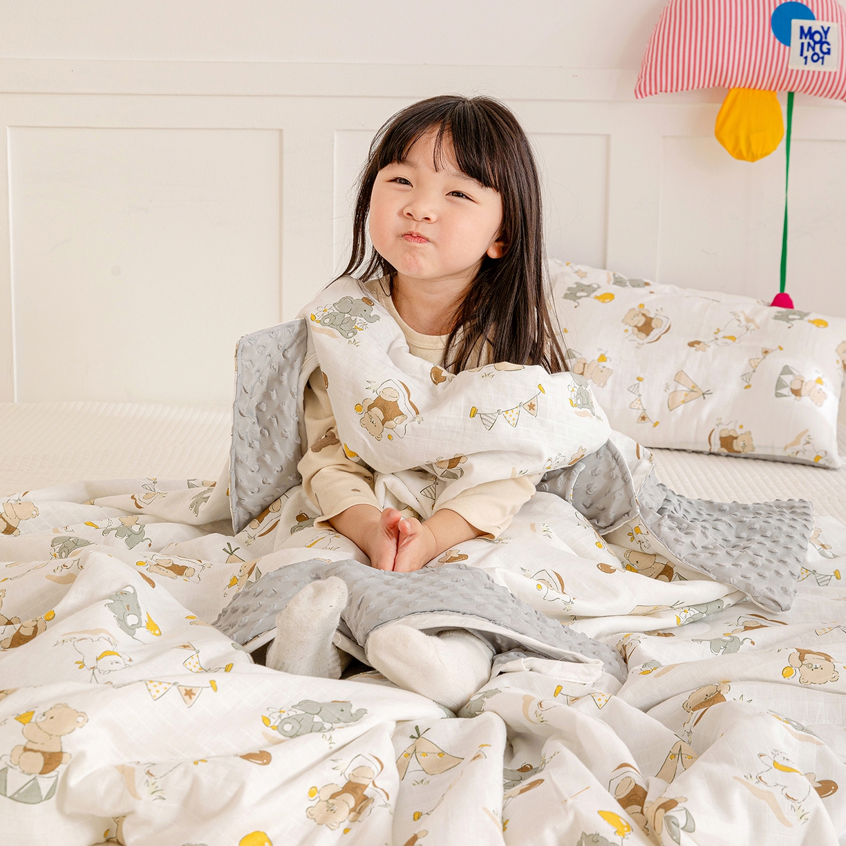 91家纺网 家纺一手货源 找家纺 十九色 2026春夏新款全棉华夫格纱布凉感防踢被拥抱被夏被夏凉被空调被 小伙伴