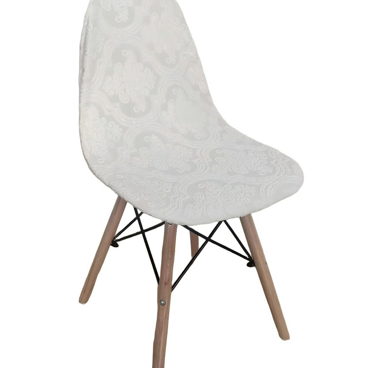 91家纺网 家纺一手货源 找家纺 逐日沙发套 2026新款外贸新款小弧形-贝壳椅套 欧艺米白