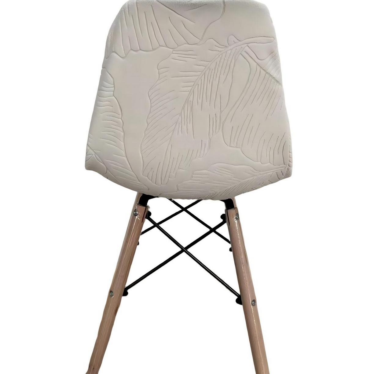 91家纺网 家纺一手货源 找家纺 逐日沙发套 2026新款外贸新款小弧形-贝壳椅套 叶沙米白