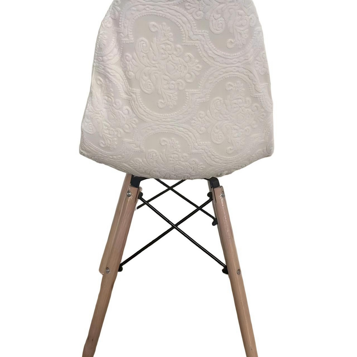 91家纺网 家纺一手货源 找家纺 逐日沙发套 2026新款外贸新款小弧形-贝壳椅套 欧艺米白