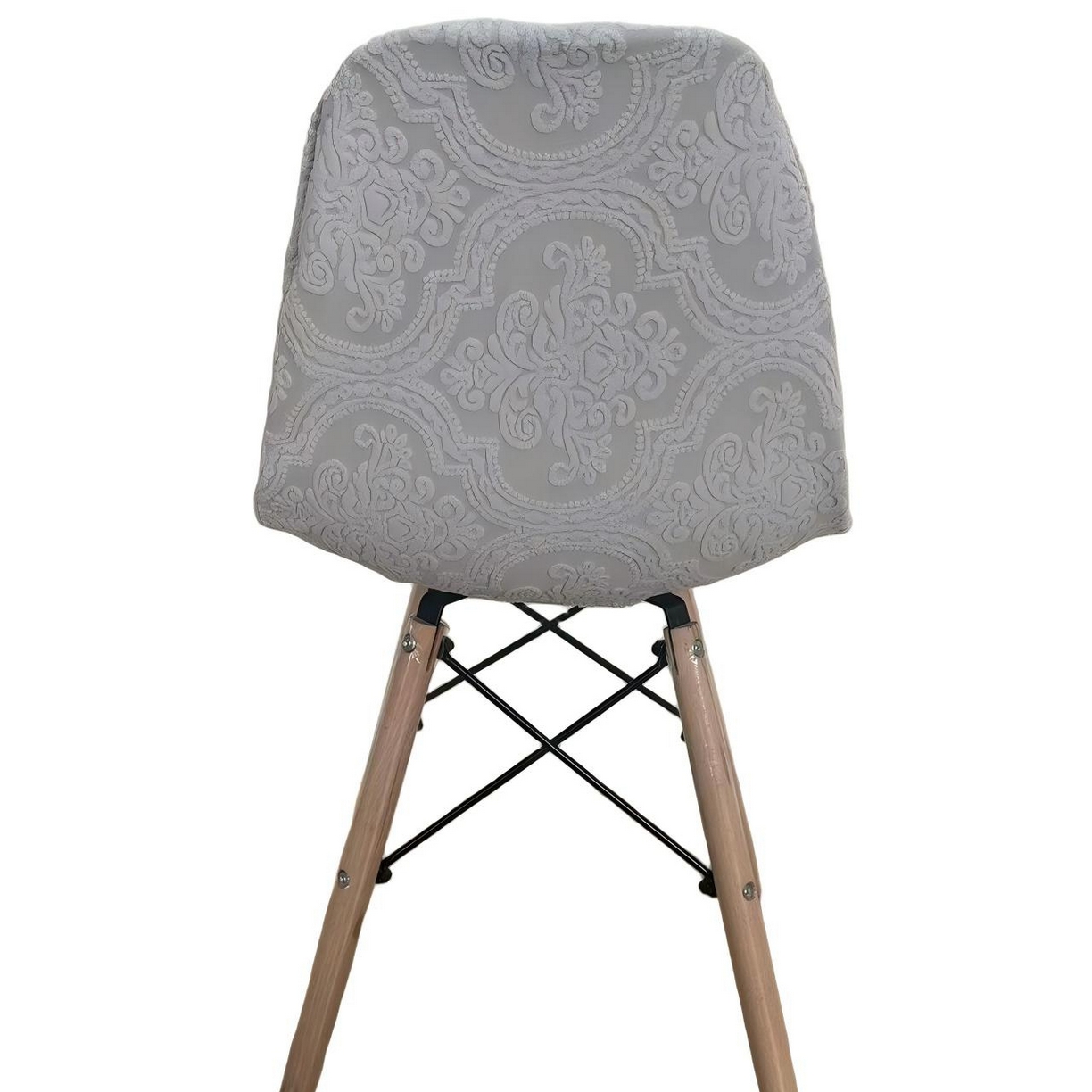 91家纺网 家纺一手货源 找家纺 逐日沙发套 2026新款外贸新款小弧形-贝壳椅套 欧艺米白