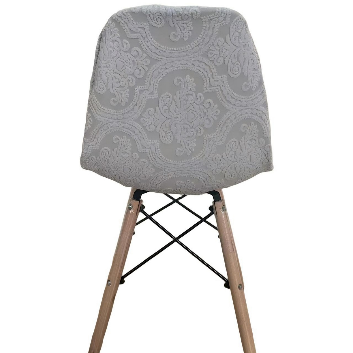 91家纺网 家纺一手货源 找家纺 逐日沙发套 2026新款外贸新款小弧形-贝壳椅套 欧艺浅灰