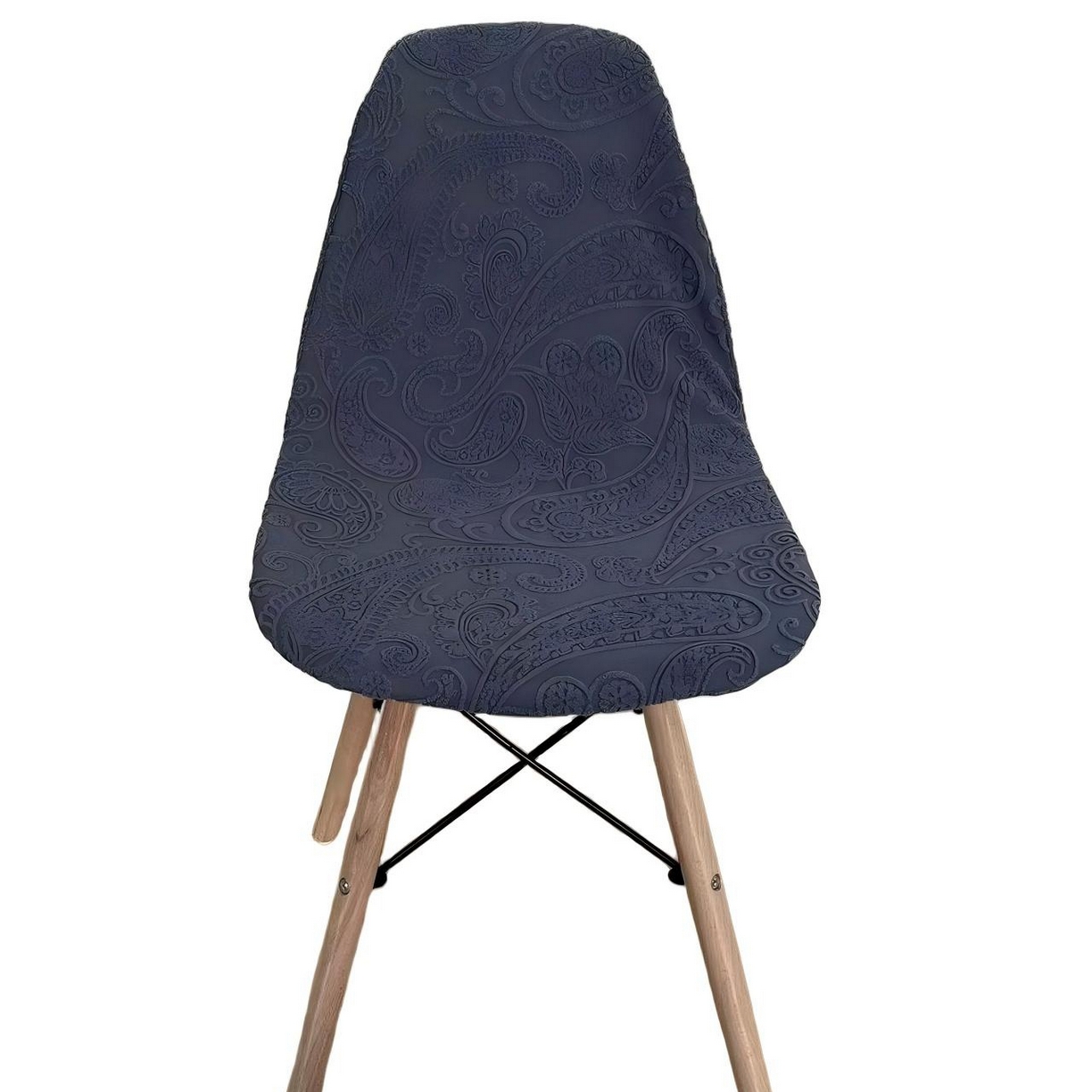 91家纺网 家纺一手货源 找家纺 逐日沙发套 2026新款外贸新款小弧形-贝壳椅套 古罗深灰