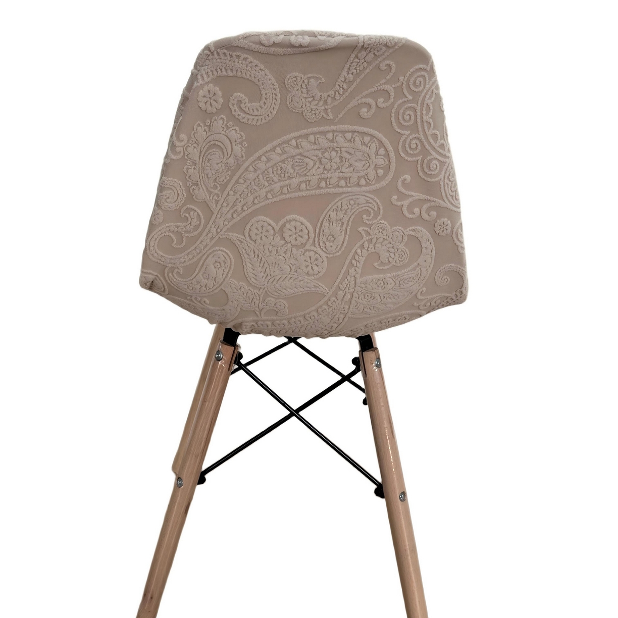 91家纺网 家纺一手货源 找家纺 逐日沙发套 2026新款外贸新款小弧形-贝壳椅套 古罗卡其