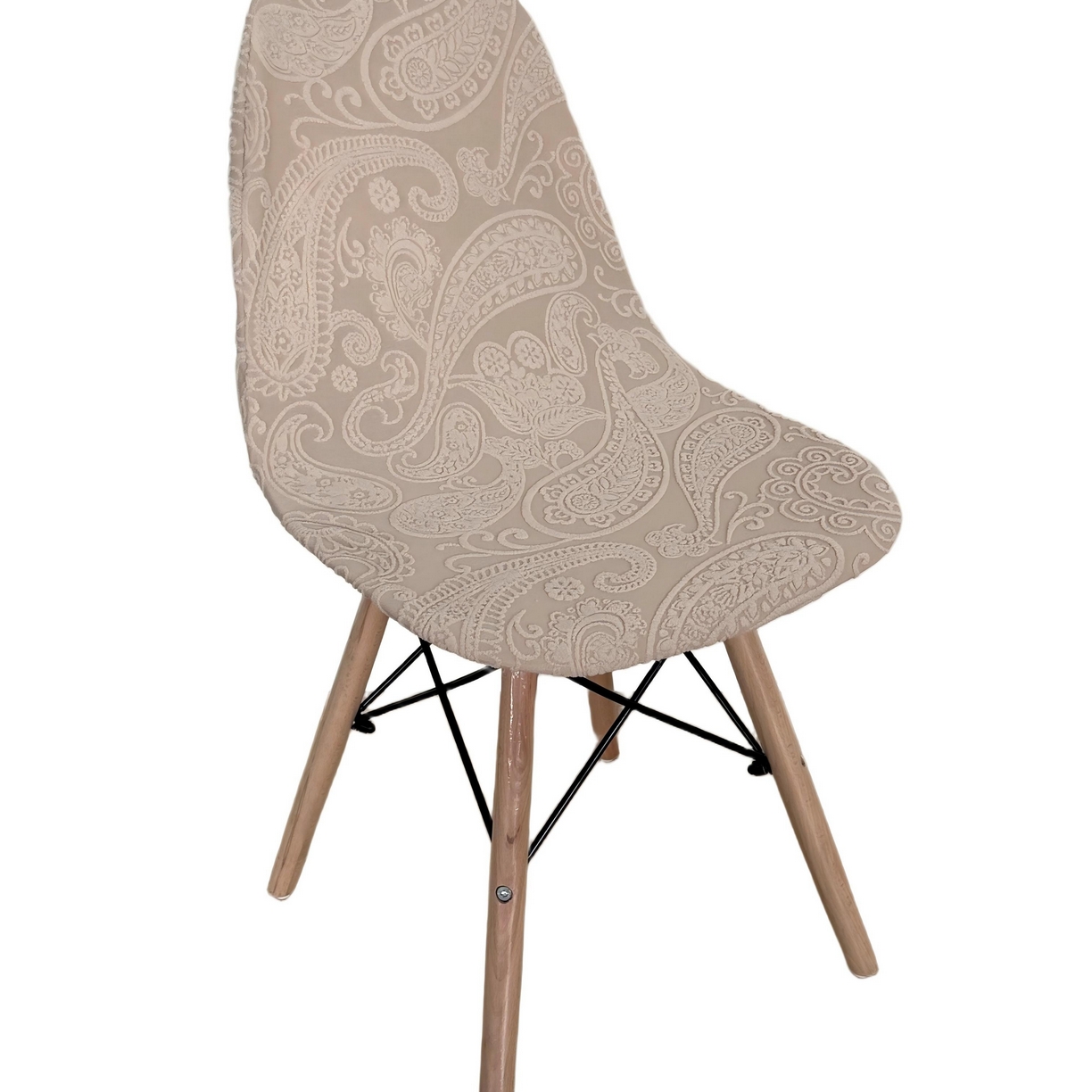 91家纺网 家纺一手货源 找家纺 逐日沙发套 2026新款外贸新款小弧形-贝壳椅套 古罗卡其