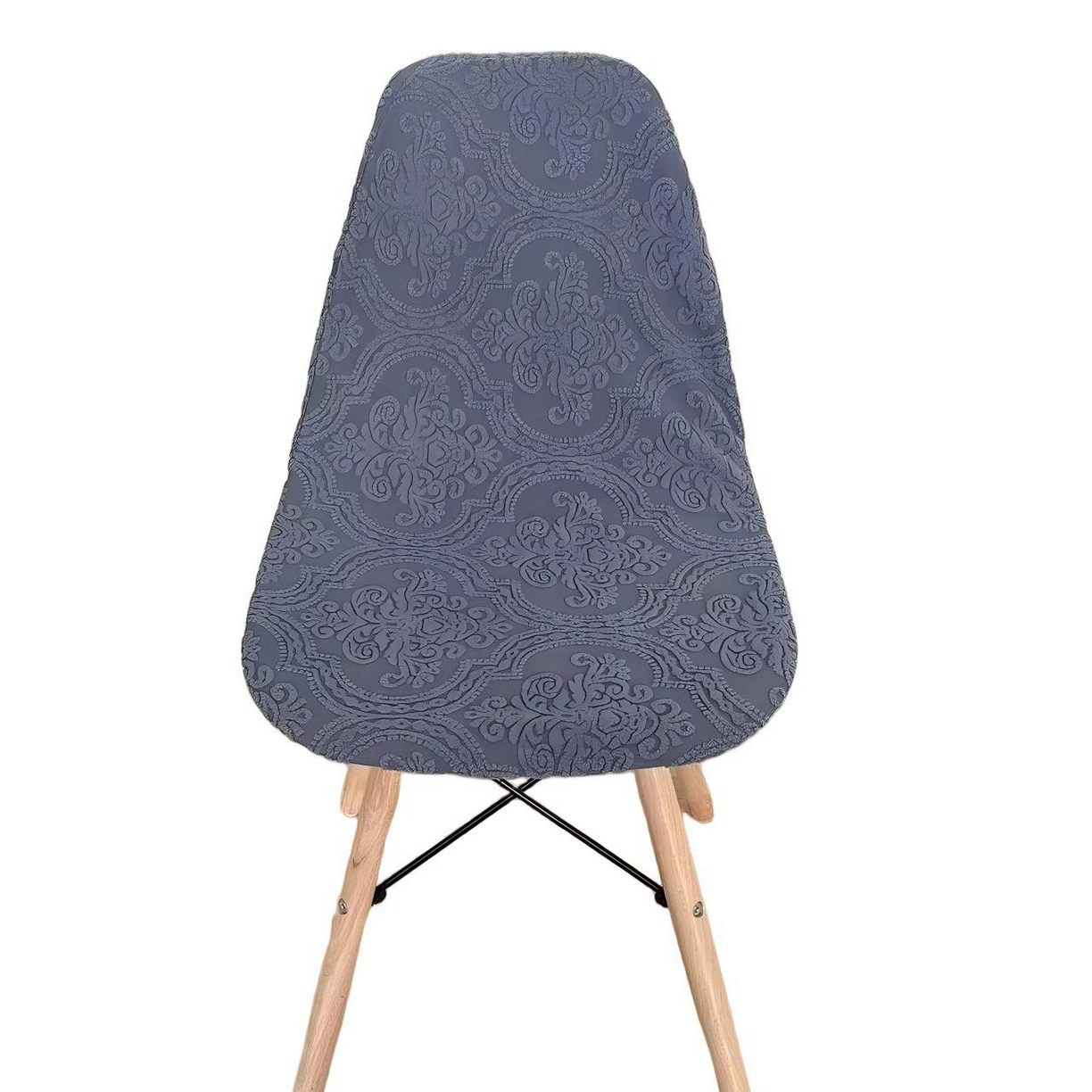 91家纺网 家纺一手货源 找家纺 逐日沙发套 2026新款外贸新款小弧形-贝壳椅套 欧艺深灰