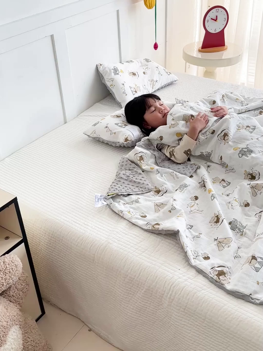 91家纺网 家纺一手货源 找家纺 十九色 2026春夏新款全棉华夫格纱布凉感防踢被拥抱被夏被夏凉被空调被 小伙伴