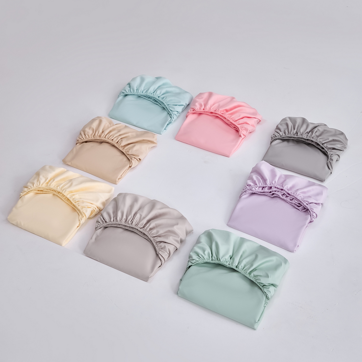 合欢（原天一阁） 2026新款50s双股长绒棉全棉纯棉床笠三件套 组合图（仅供展示不可下单）