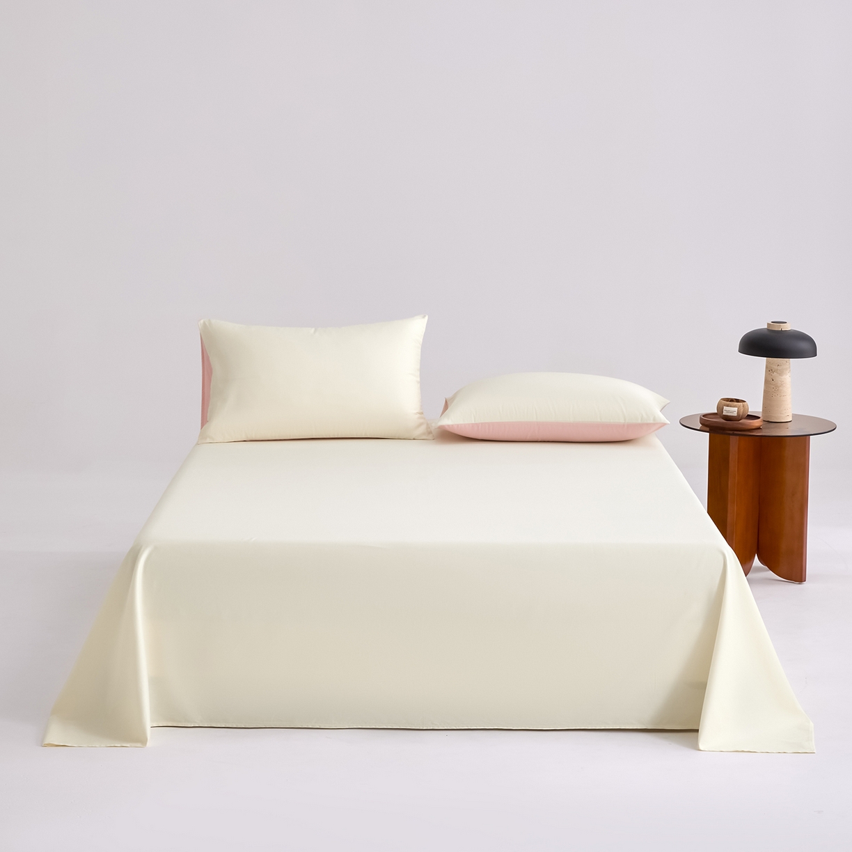 91家纺网 家纺一手货源 找家纺 合欢（原天一阁） 2026新款100%全棉纯棉13372简约时尚四件套 条纹蓝