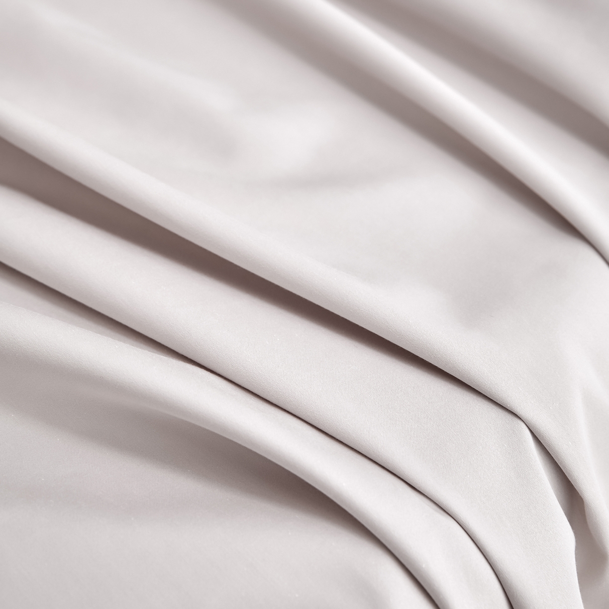 91家纺网 家纺一手货源 找家纺 合欢（原天一阁） 2026新款50s双股长绒棉全棉纯棉床单三件套 银竹灰