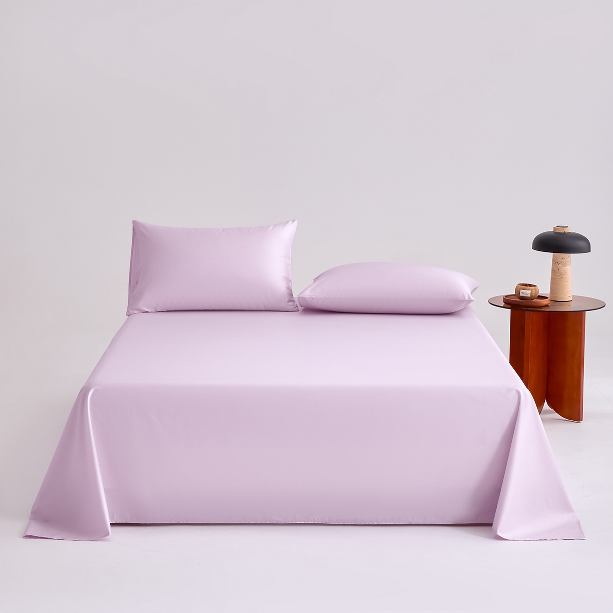 91家纺网 家纺一手货源 找家纺 （总）合欢（原天一阁） 2026新款50s双股长绒棉全棉纯棉床单三件套