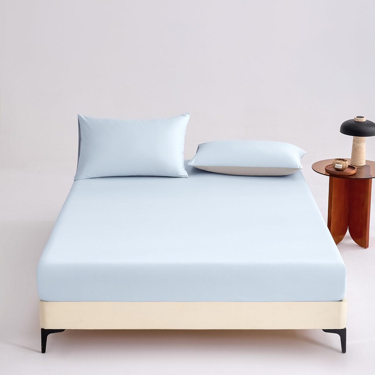 91家纺网 家纺一手货源 找家纺 （总）合欢（原天一阁） 2026新款50s双股长绒棉全棉纯棉床笠三件套