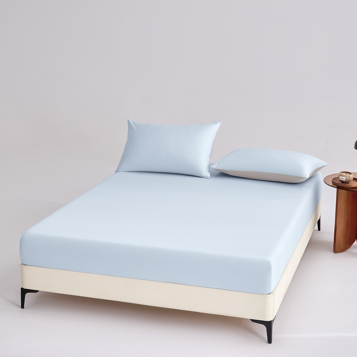 91家纺网 家纺一手货源 找家纺 （总）合欢（原天一阁） 2026新款50s双股长绒棉全棉纯棉床笠三件套