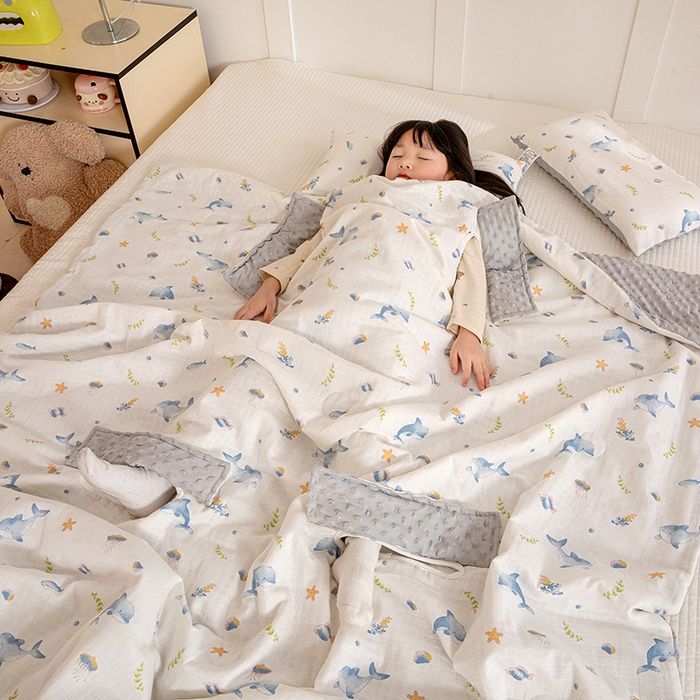 91家纺网 家纺一手货源 找家纺 （总）十九色 2026春夏新款全棉华夫格纱布凉感防踢被拥抱被夏被夏凉被空调被