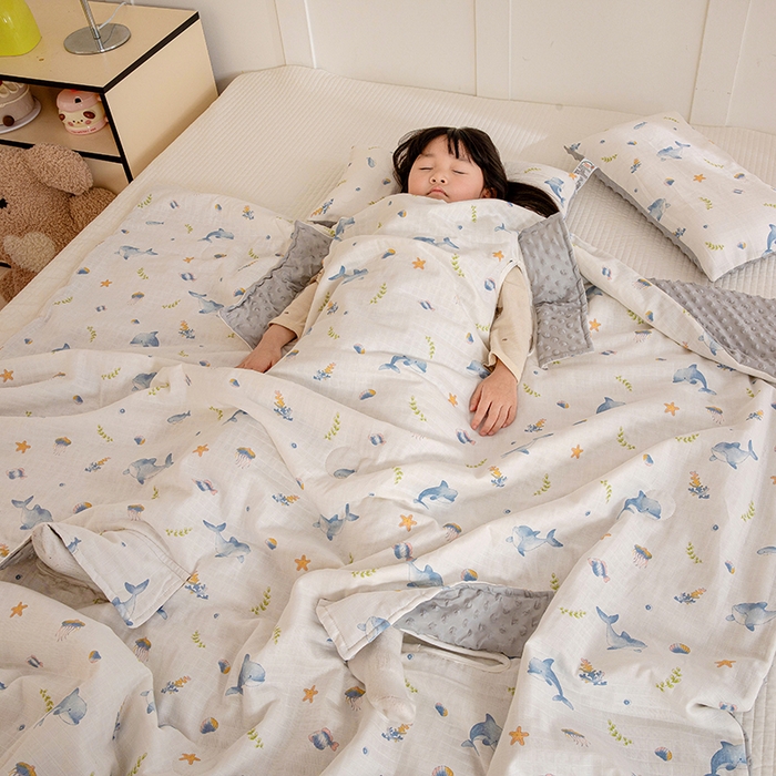 91家纺网 家纺一手货源 找家纺 （总）十九色 2026春夏新款全棉华夫格纱布凉感防踢被拥抱被夏被夏凉被空调被