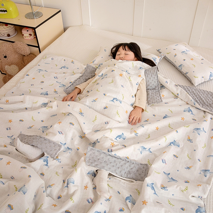 91家纺网 家纺一手货源 找家纺 （总）十九色 2026春夏新款全棉华夫格纱布凉感防踢被拥抱被夏被夏凉被空调被