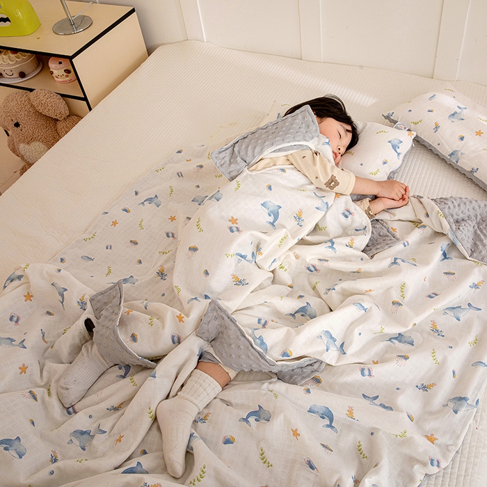 91家纺网 家纺一手货源 找家纺 十九色 新款正宗13372全棉全工艺印花幼儿园三件套宇航员