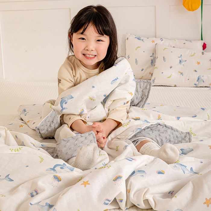 91家纺网 家纺一手货源 找家纺 （总）十九色 2026春夏新款全棉华夫格纱布凉感防踢被拥抱被夏被夏凉被空调被