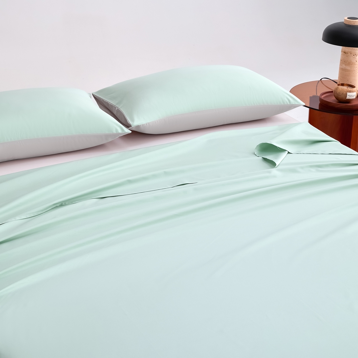 91家纺网 家纺一手货源 找家纺 （总）合欢（原天一阁） 2026新款50s双股长绒棉全棉纯棉床单三件套