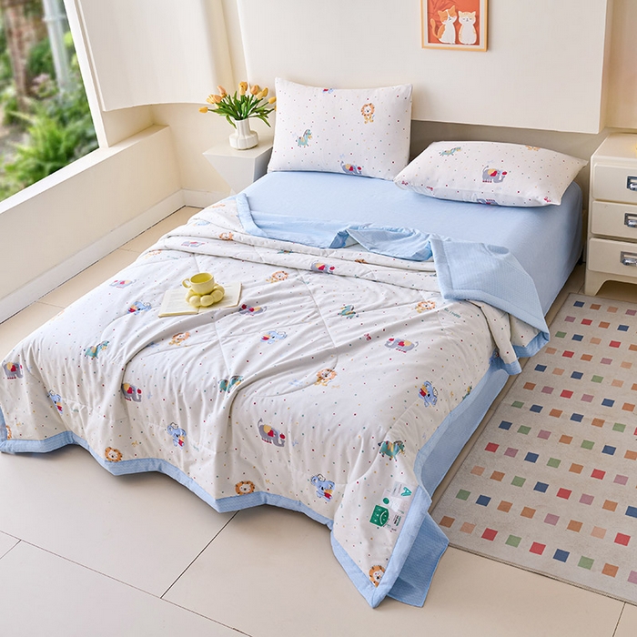 91家纺网 家纺一手货源 找家纺 （总）紫乐家纺 2026春夏新款100%新疆棉花填充里外全棉夏被纯棉夏凉被空调被