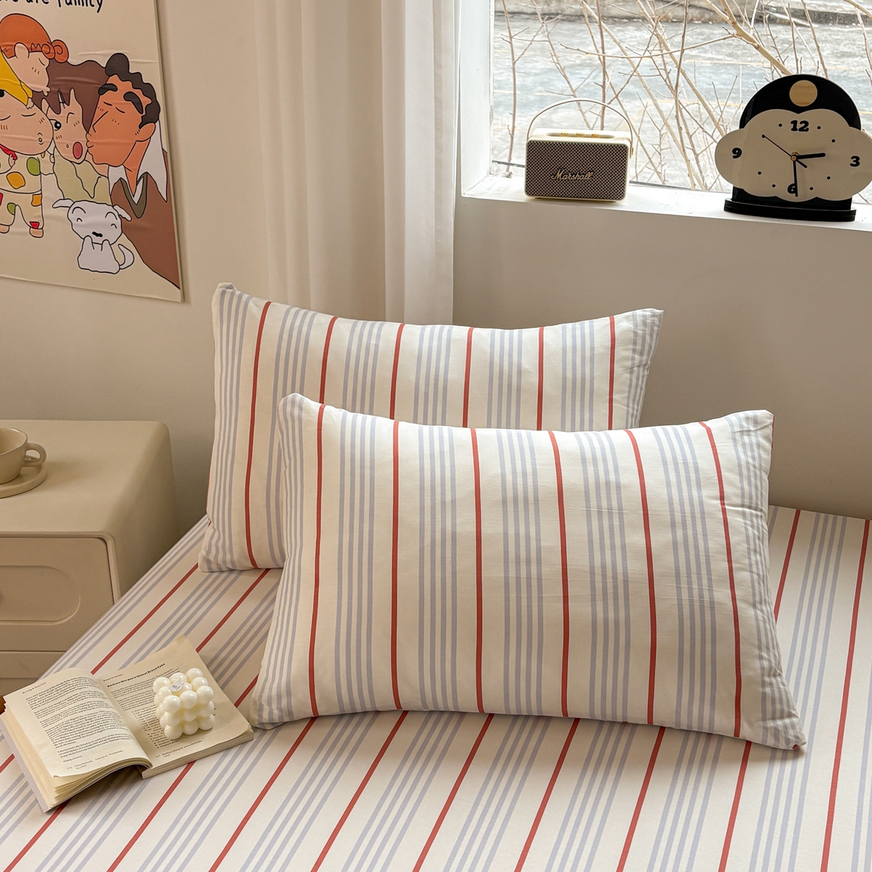 91家纺网 家纺一手货源 找家纺 （总）居眠 2026新款全棉刺绣蜡笔小新枕套