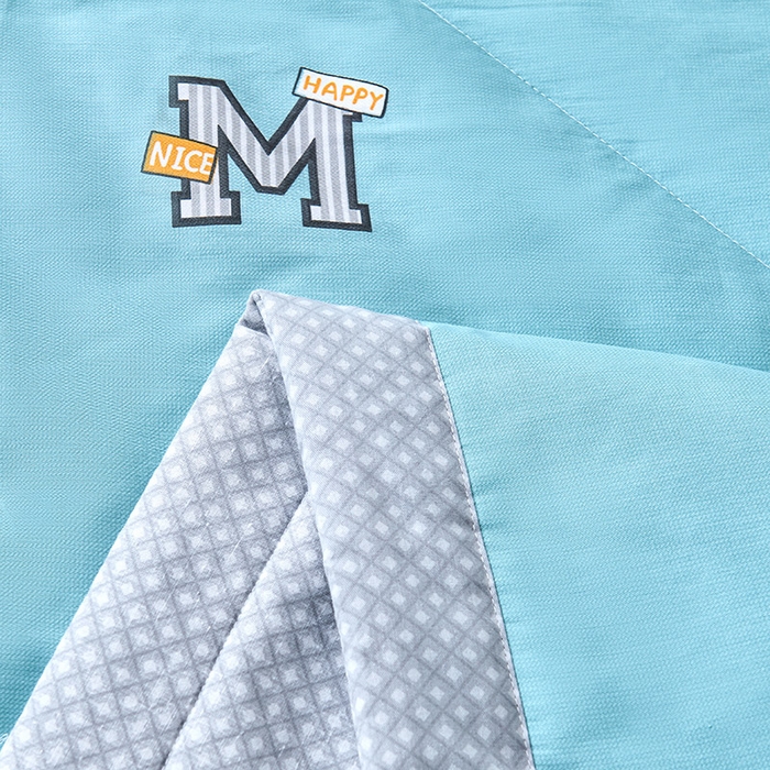 91家纺网 家纺一手货源 找家纺 紫乐家纺 2026春夏新款100%新疆棉花里外全棉夏被夏凉被空调被 兜曼-蓝