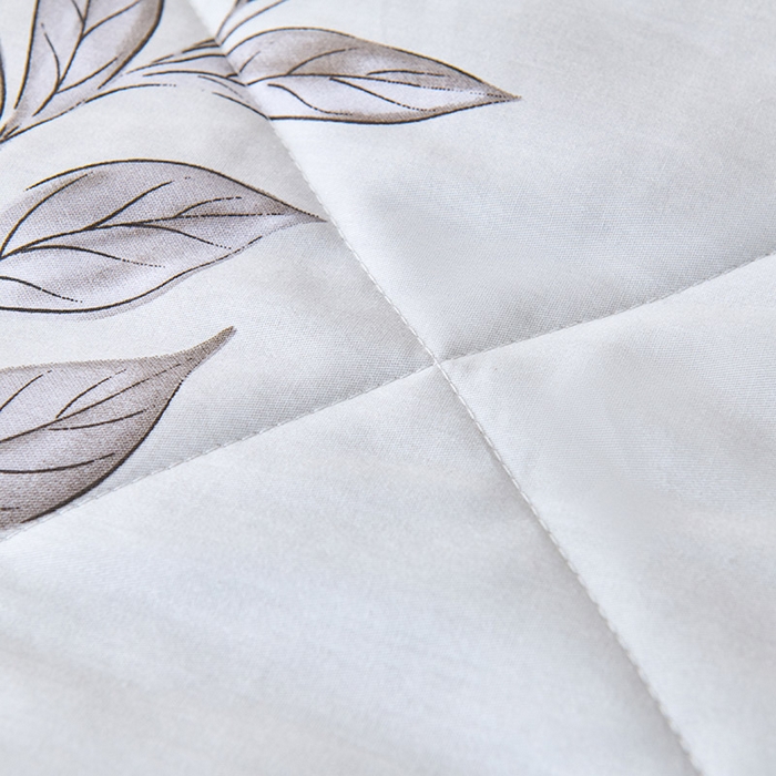 91家纺网 家纺一手货源 找家纺 紫乐家纺 2026春夏新款100%新疆棉花里外全棉夏被夏凉被空调被 枫林叶语-米