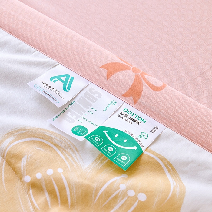 91家纺网 家纺一手货源 找家纺 紫乐家纺 2026春夏新款100%新疆棉花里外全棉夏被夏凉被空调被 悦然