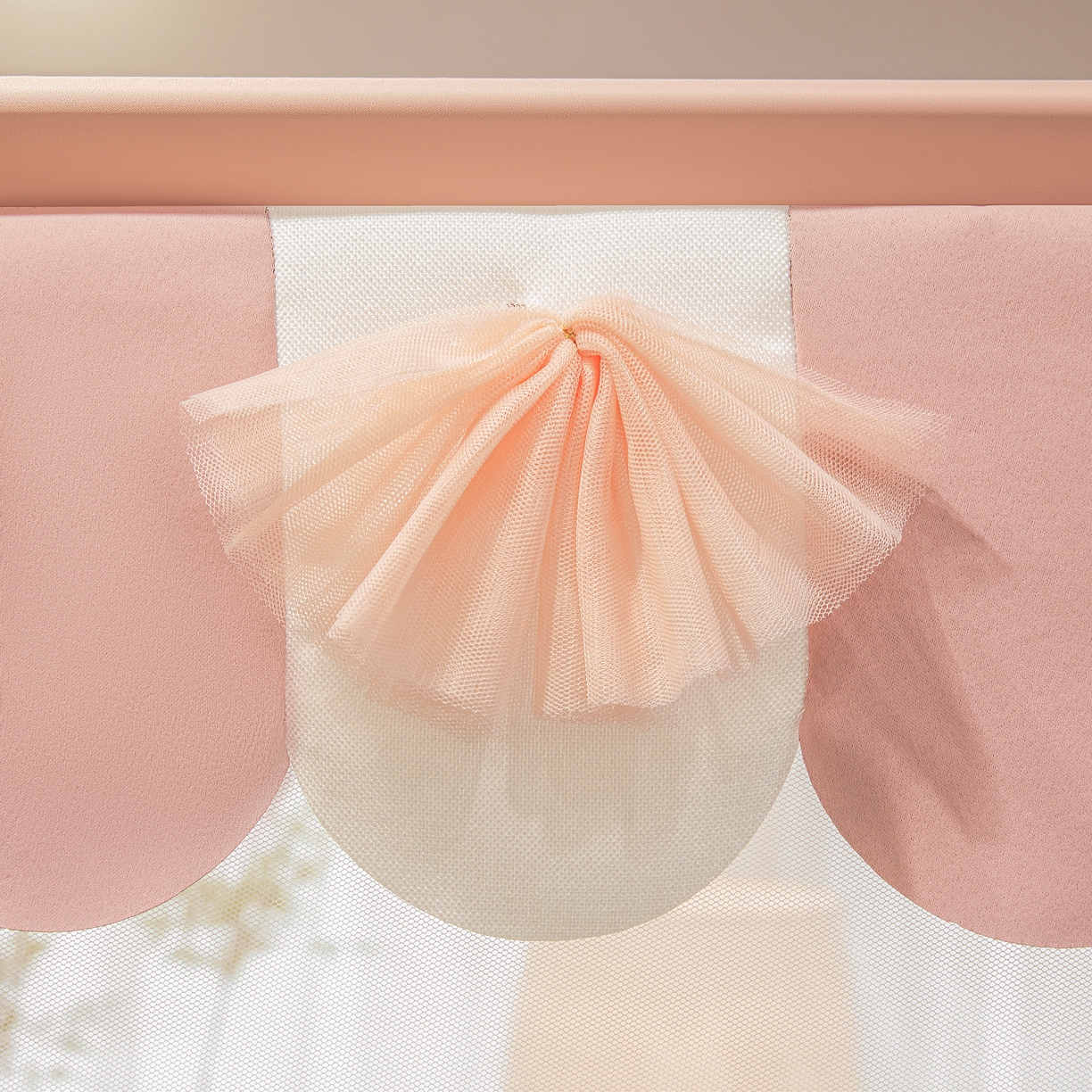 91家纺网 家纺一手货源 找家纺 （总）富莱星蚊帐 2026新款双丝加厚网纱坐床蚊帐大力士围栏擎天柱支架-花样年华