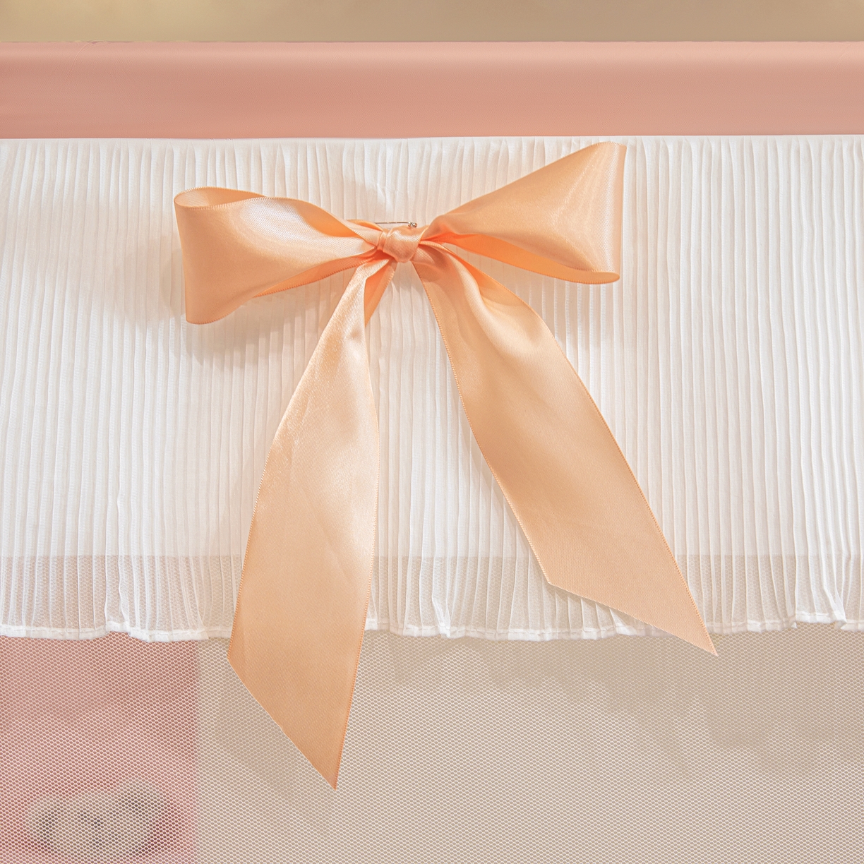 91家纺网 家纺一手货源 找家纺 富莱星蚊帐 2026新款双丝加厚网纱坐床蚊帐大力士围栏擎天柱支架-花样年华 花样年华-玉