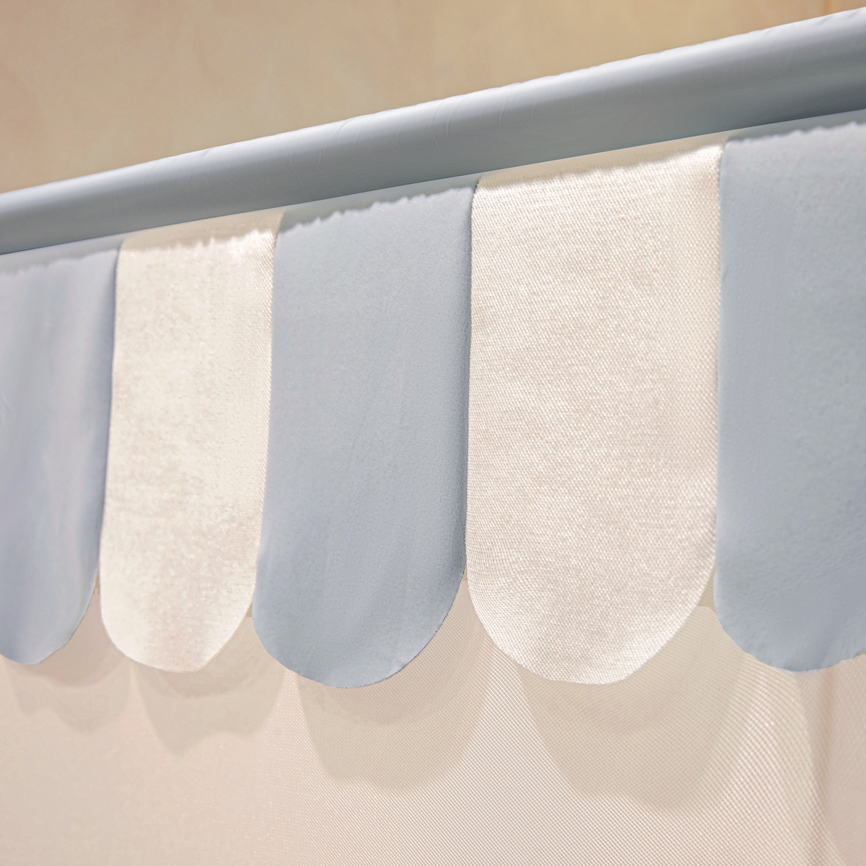 91家纺网 家纺一手货源 找家纺 富莱星蚊帐 2026新款双丝加厚网纱坐床蚊帐大力士围栏擎天柱支架-花样年华 花样年华-灰