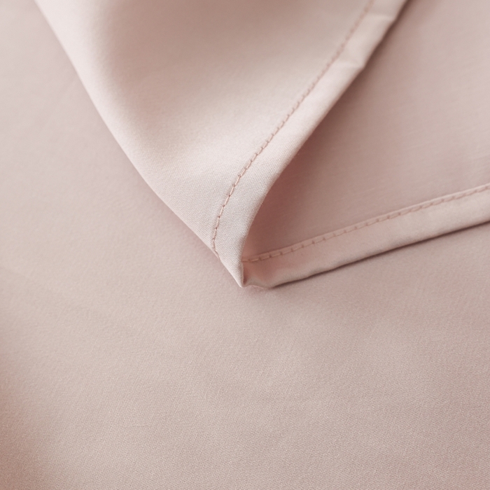 91家纺网 家纺一手货源 找家纺 ROZ home 蕊姿家居 2026新款60s天丝棉数码印花单床笠 秋海棠 柔雾粉