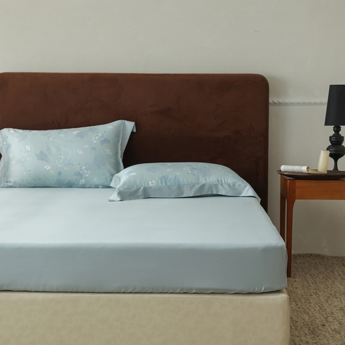 91家纺网 家纺一手货源 找家纺 ROZ home 蕊姿家居 2026新款60s天丝棉数码印花单床单 秋海棠 山岚