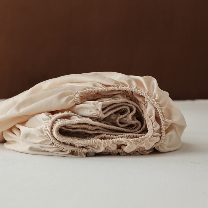 91家纺网 家纺一手货源 找家纺 ROZ home 蕊姿家居 2026新款60s天丝棉数码印花单枕套 风铃草 香槟