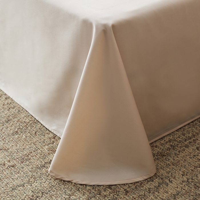 91家纺网 家纺一手货源 找家纺 ROZ home 蕊姿家居 2026新款60s天丝棉数码印花单枕套 风铃草 香槟