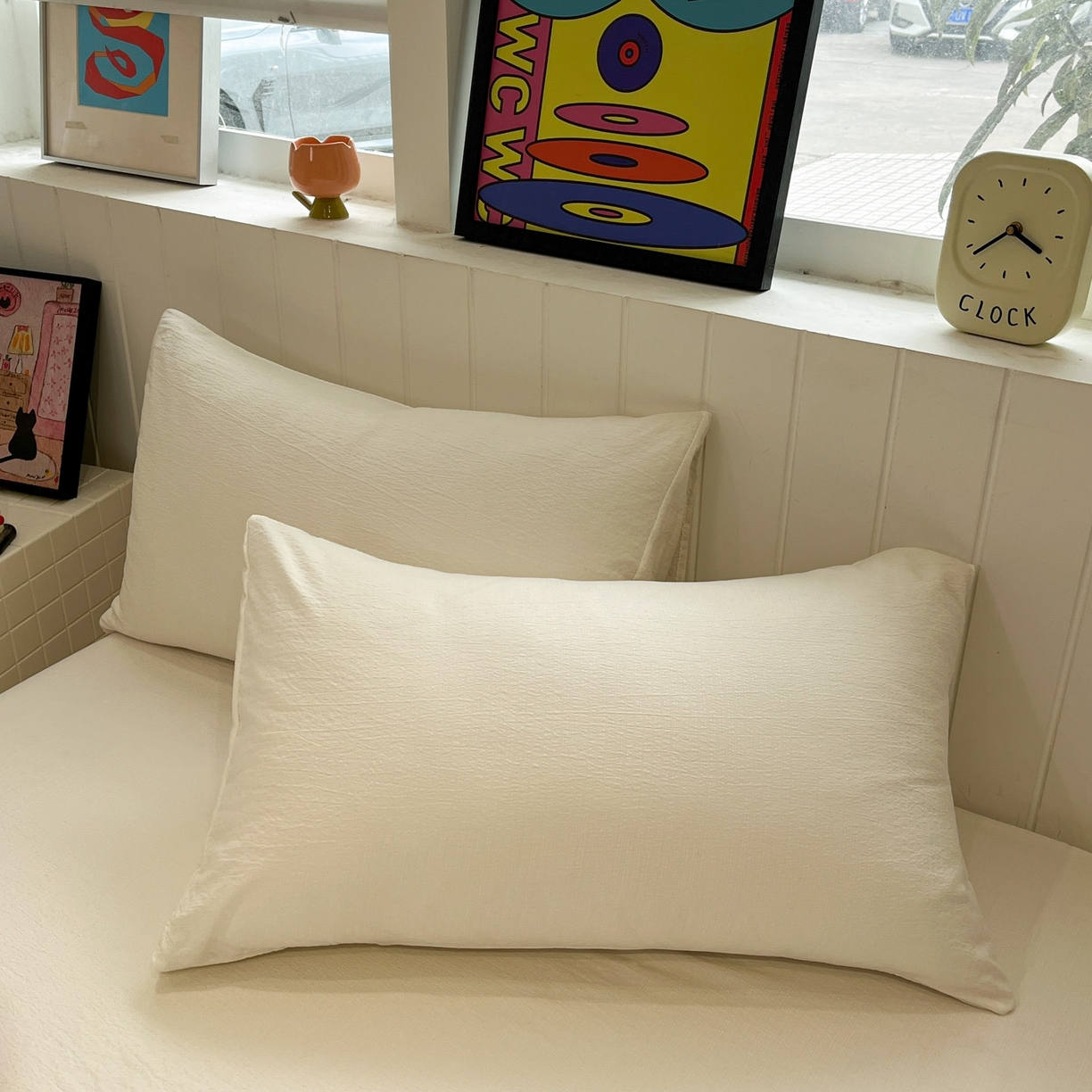 91家纺网 家纺一手货源 找家纺 （总）爱思凯家纺 2026新款皱皱纱卡通贴布绣-咖崽熊被套