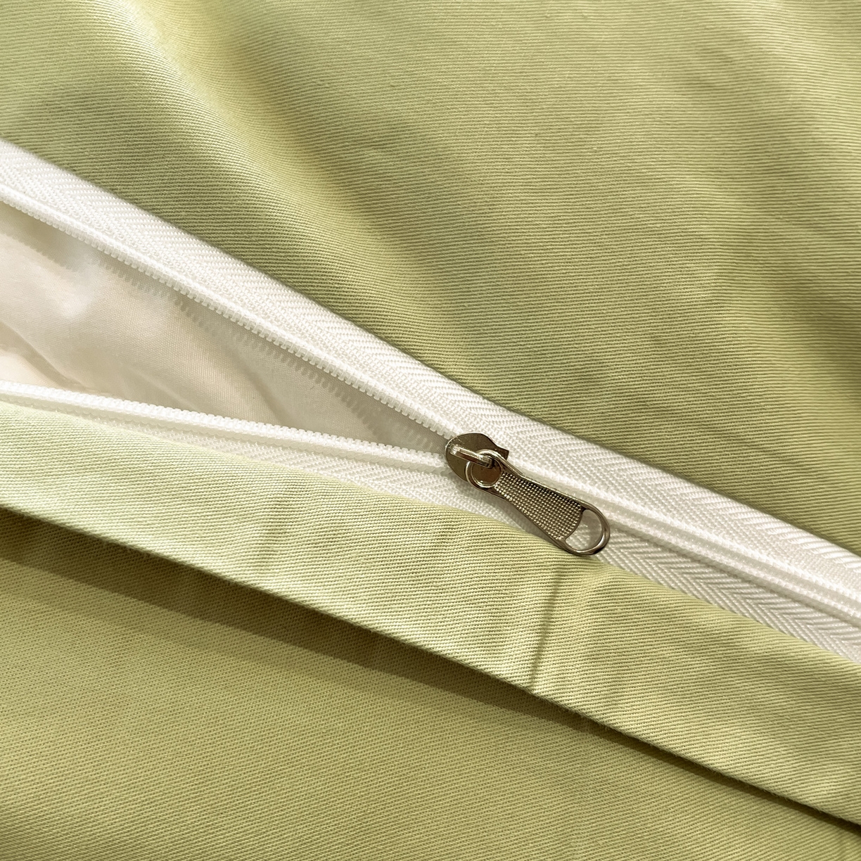 91家纺网 家纺一手货源 找家纺 如一 2026春夏新款全棉纯棉华夫格印花三角针工艺四件套 盛夏-绿