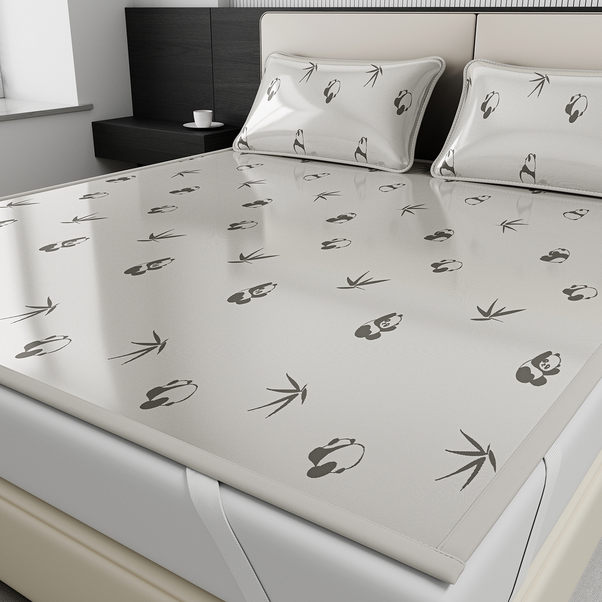 91家纺网 家纺一手货源 找家纺 （总）爱思凯家纺 2026新款元森条席-冰丝凉席 成人款（床席款）