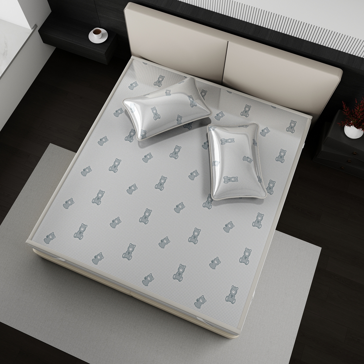 91家纺网 家纺一手货源 找家纺 （总）爱思凯家纺 2026新款元森条席-冰丝凉席 成人款（床席款）