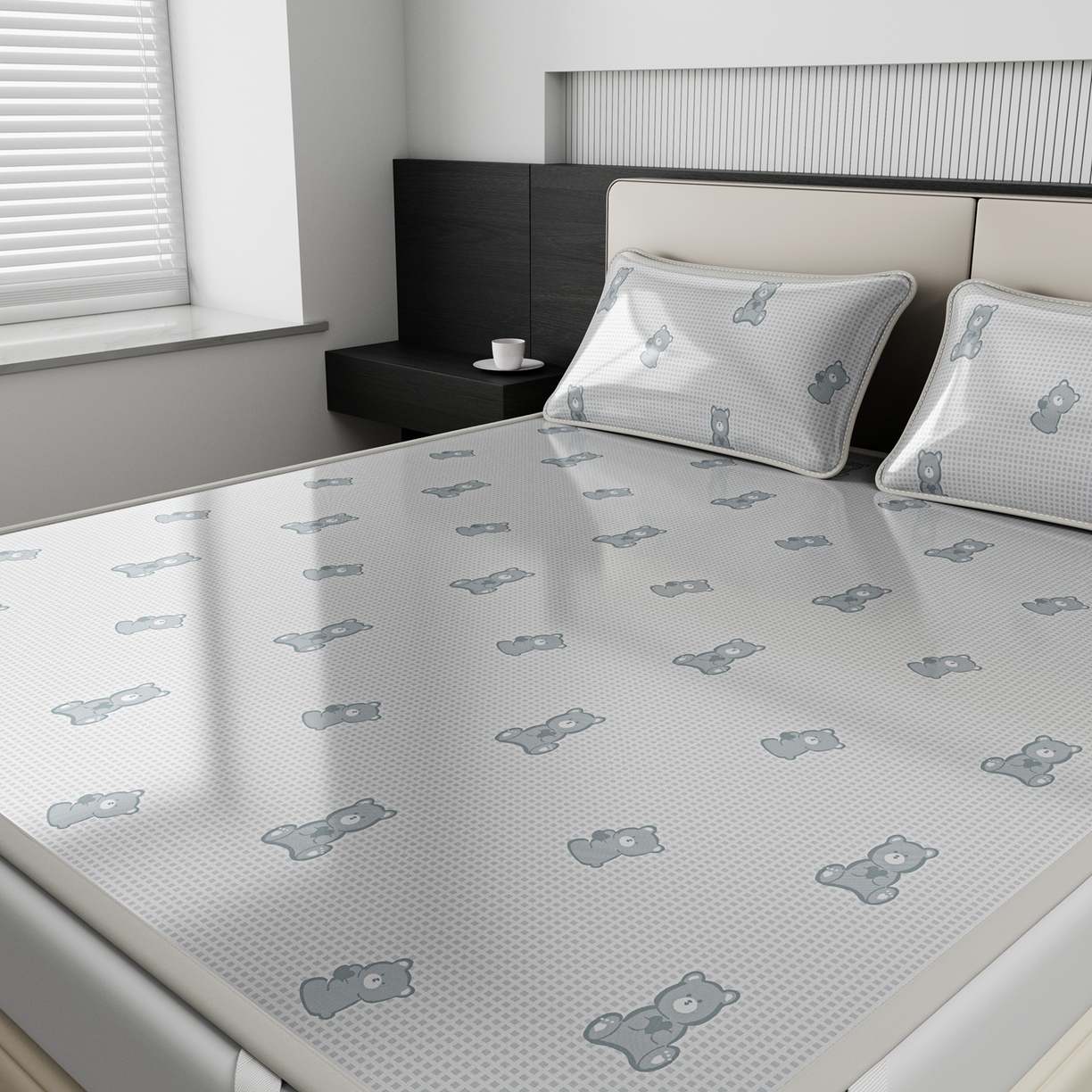 91家纺网 家纺一手货源 找家纺 （总）爱思凯家纺 2026新款元森条席-冰丝凉席 成人款（床席款）