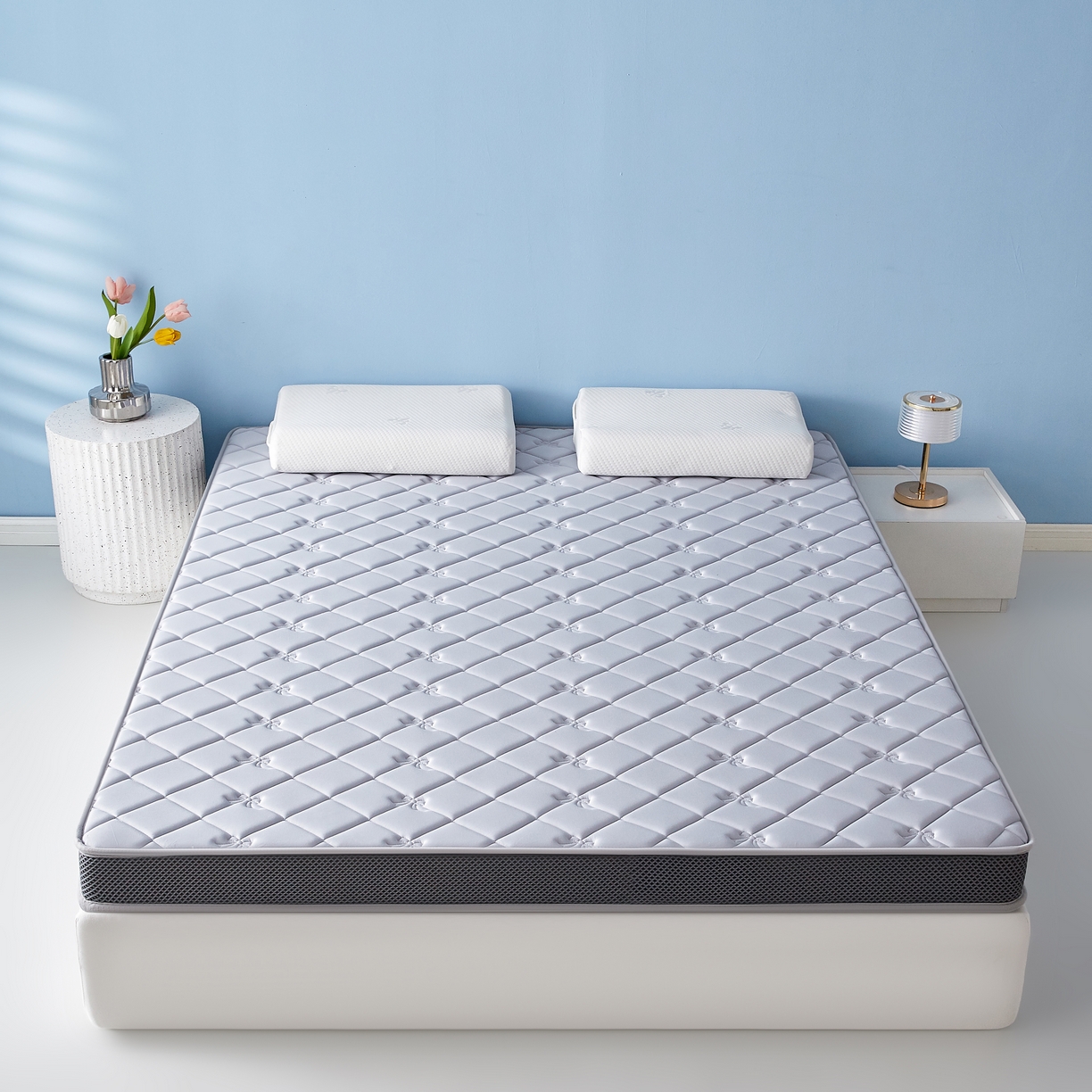 91家纺网 家纺一手货源 找家纺 （总）优莱床垫 2026新款乳胶抗压棉立体床垫垫子